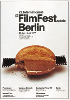 Volker Noth, Plakat, 27. Internationale Filmfestspiele Berlin, 1977, Format: 118,9 x 84 cm und 59,4 x 42 cm