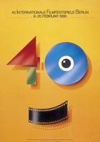 Volker Noth, Plakat, 40. Internationale Filmfestspiele Berlin, 1990, Format: 118,9 x 84 cm und 59,4 x 42 cm